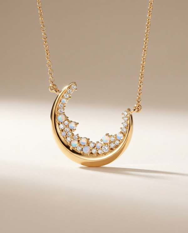 Luna Necklace · Moonstone
