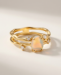 Rivière Ring · Opal · 18k Gold Vermeil