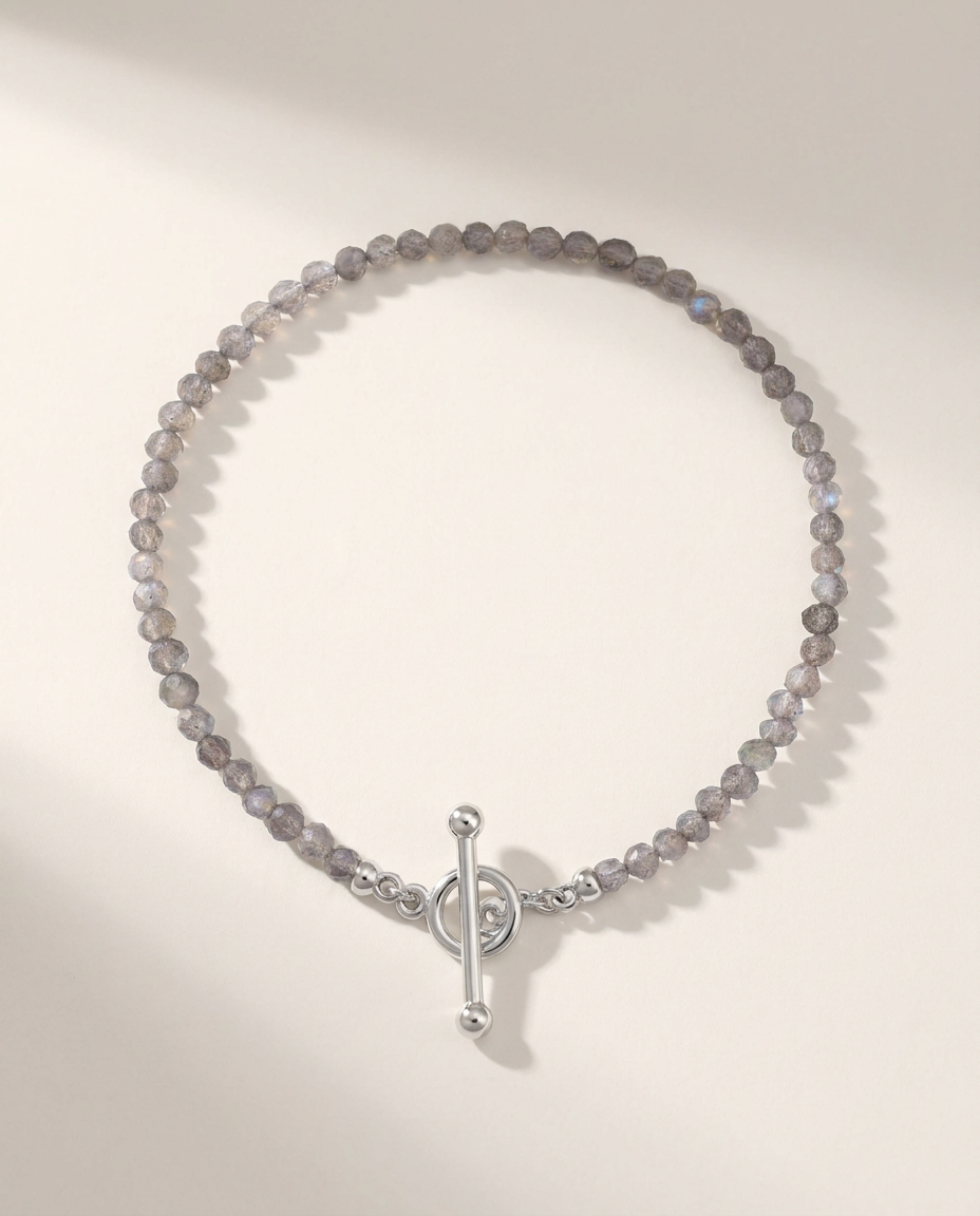 Perles Bracelet · Labradorite · 925 Sterling Silver