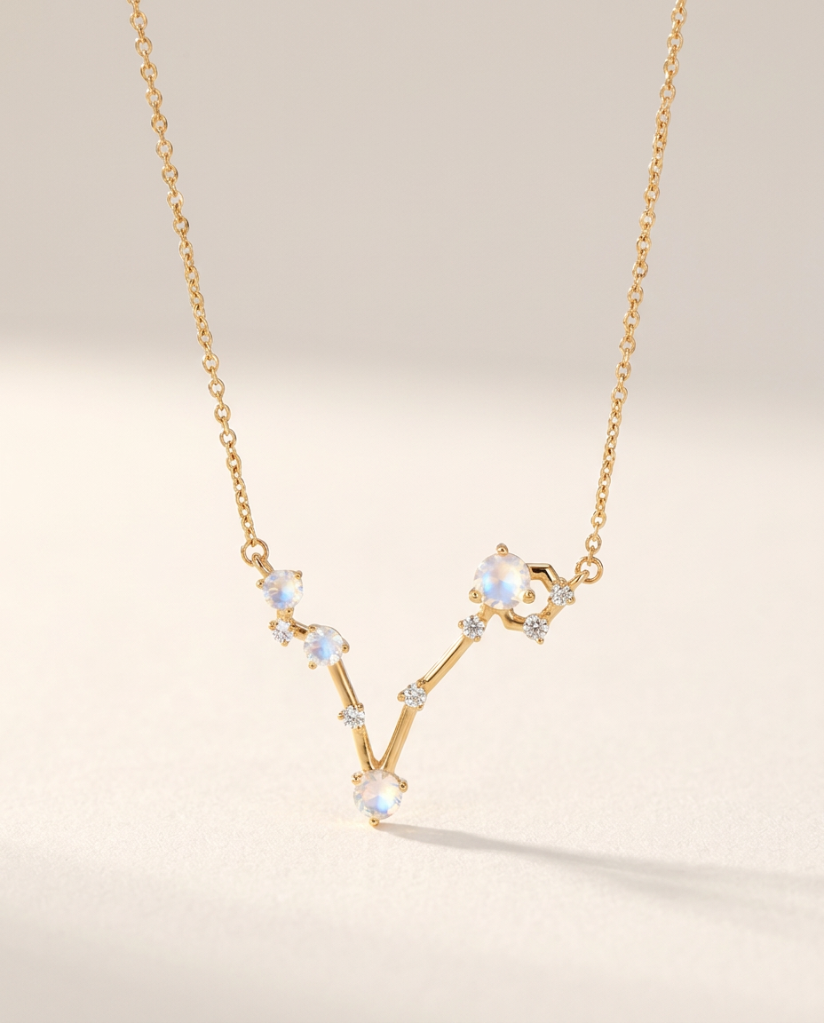 Constellation Fine Necklace · Pisces · 18k Gold Vermeil