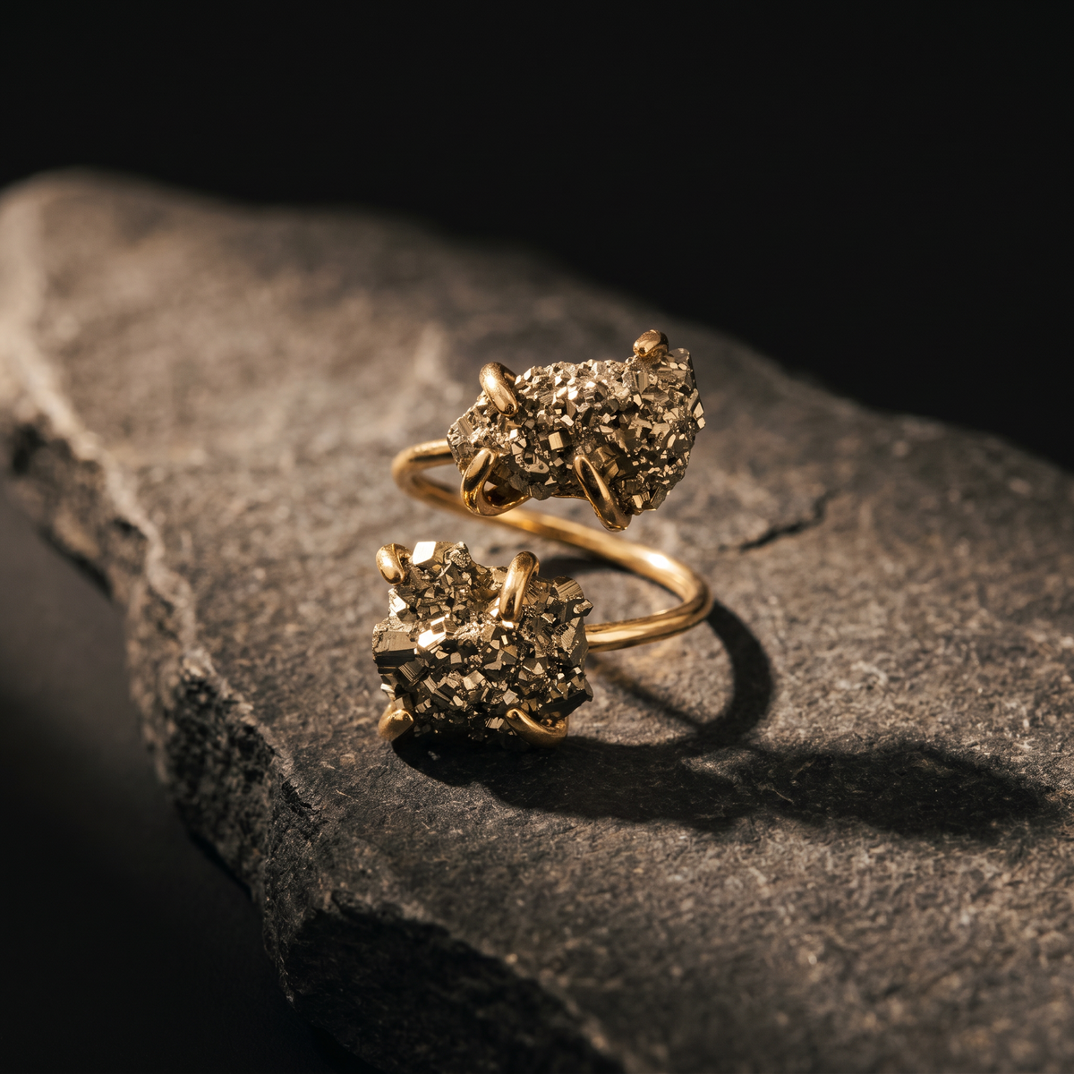 Cassia Ring - Onyx styled shot