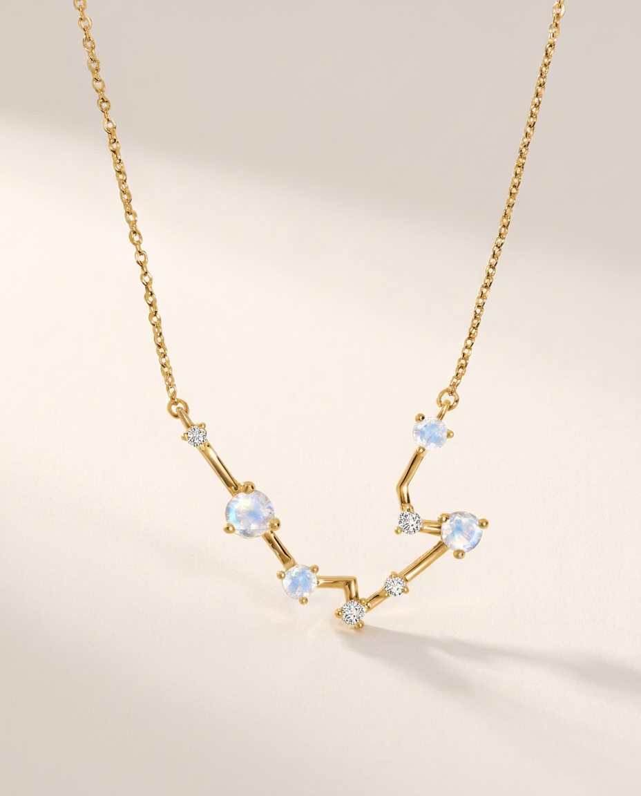 Constellation Fine Necklace · Aquarius · 18k Gold Vermeil