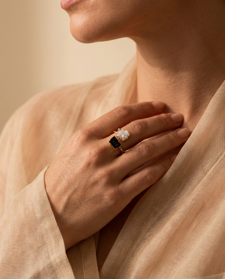 Aveline Ring · worn