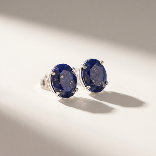 Aurelia Studs - Lapis Lazuli