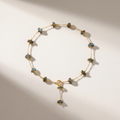 Amara Bangle Set - Labradorite