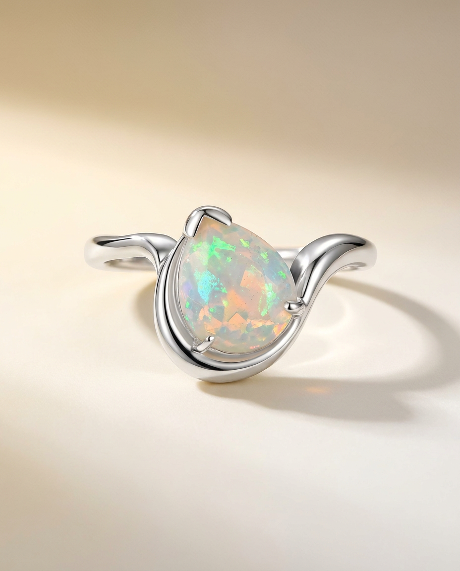 Souffle Ring · Opal · - · 925 Sterling Silver