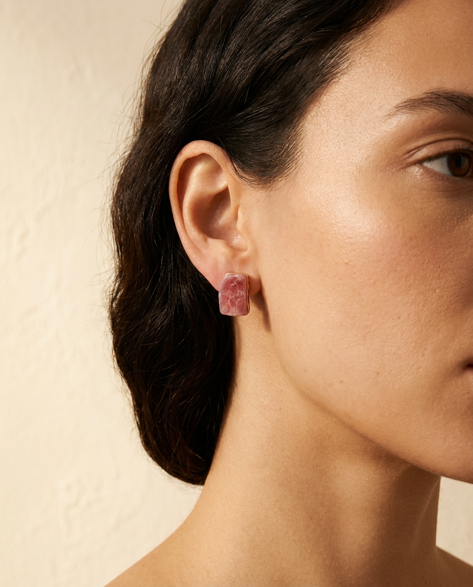 Elara Studs · worn