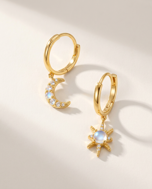Astre Hoops · 18k Gold Vermeil
