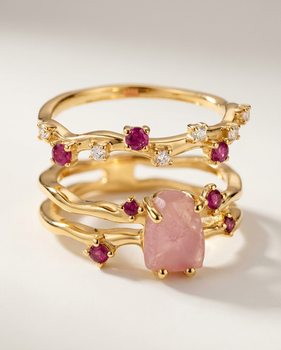 Rose Quartz & Ruby