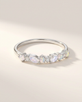 Grâce Ring · Moonstone & Opal · 925 Sterling Silver