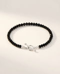 Perles Bracelet · Black Obsidian · 925 Sterling Silver