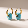 Capri Hoops - Turquoise