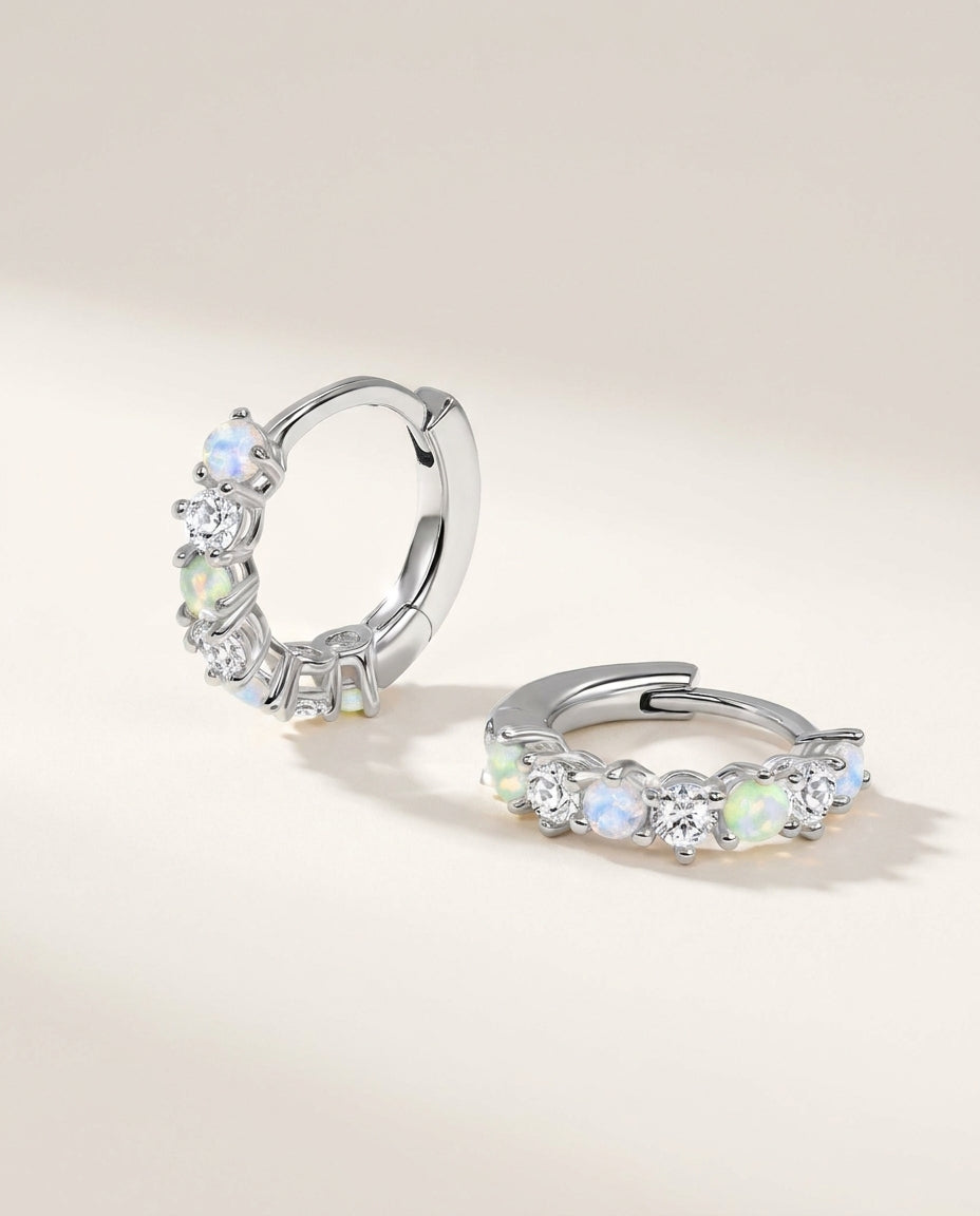 Belle Fine Hoops · 925 Sterling Silver