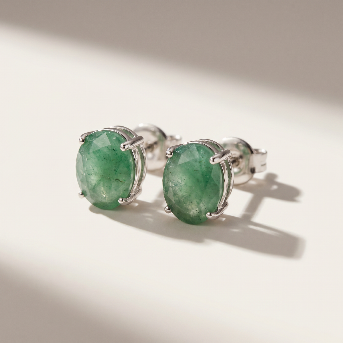 Aurelia Studs - Green Aventurine