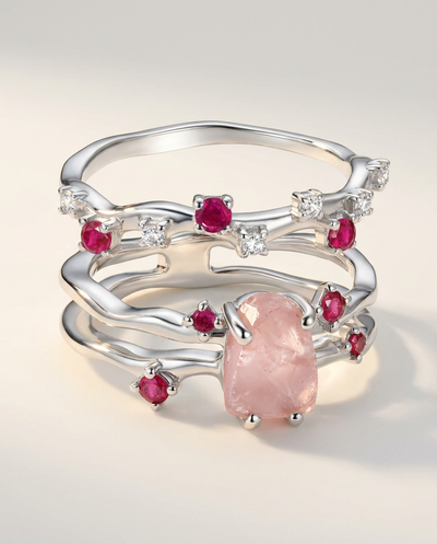 Rose Quartz & Ruby