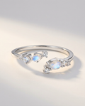 Éclore Ring · Moonstone · 925 Sterling Silver