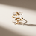Celeste Ring - Clear Quartz hero shot
