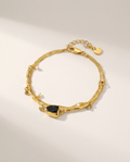 Héritage Bracelet · Black Obsidian · 18k Gold Vermeil