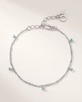 Flot Anklet · Amazonite · 925 Sterling Silver