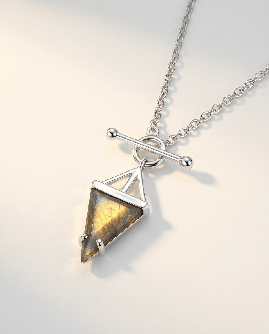 Héroïne Necklace · Labradorite · 925 Sterling Silver