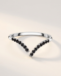 Infini Ring · Black Spinel · 925 Sterling Silver