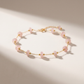 Amara Bangle Set - Rose Quartz