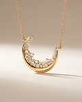 Luna Necklace · Moonstone · - · 18k Gold Vermeil