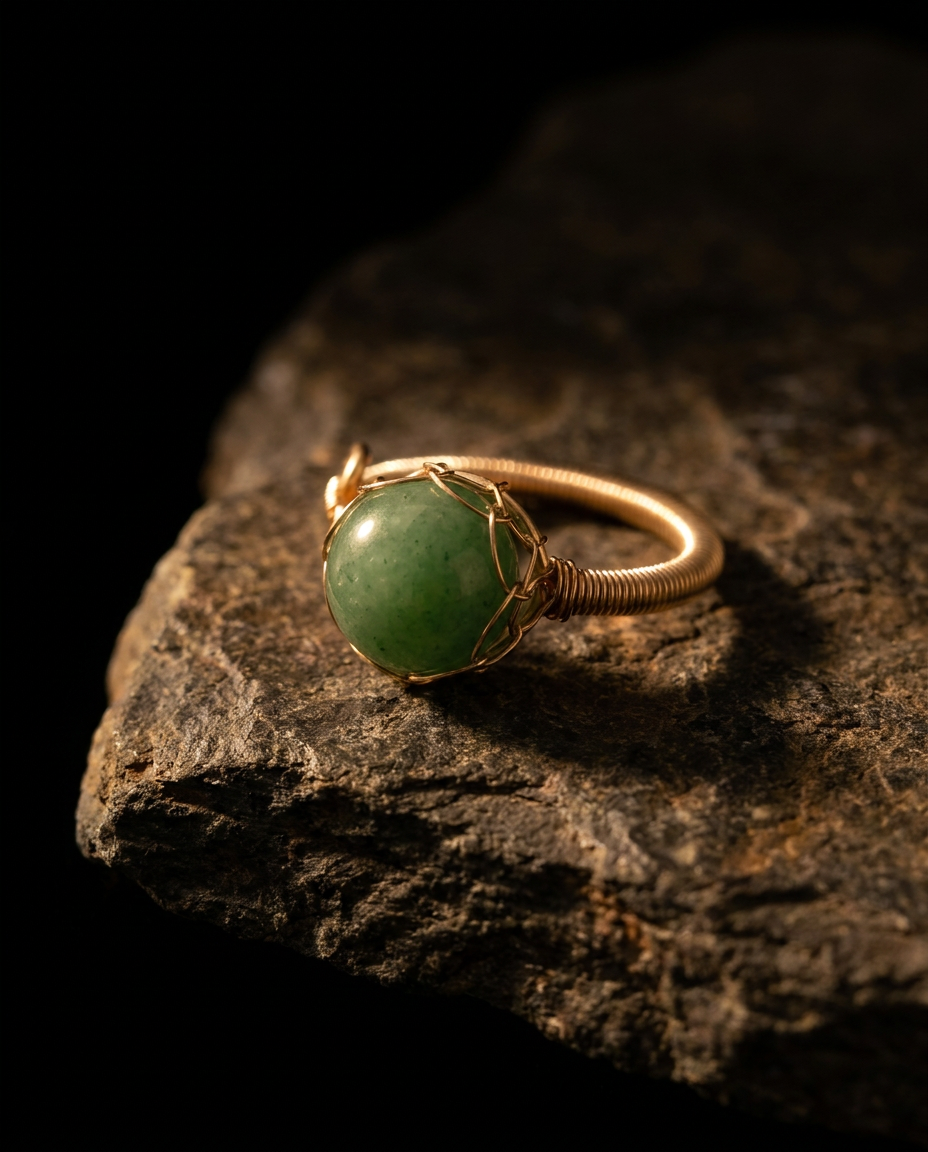 Calla Ring · onyx