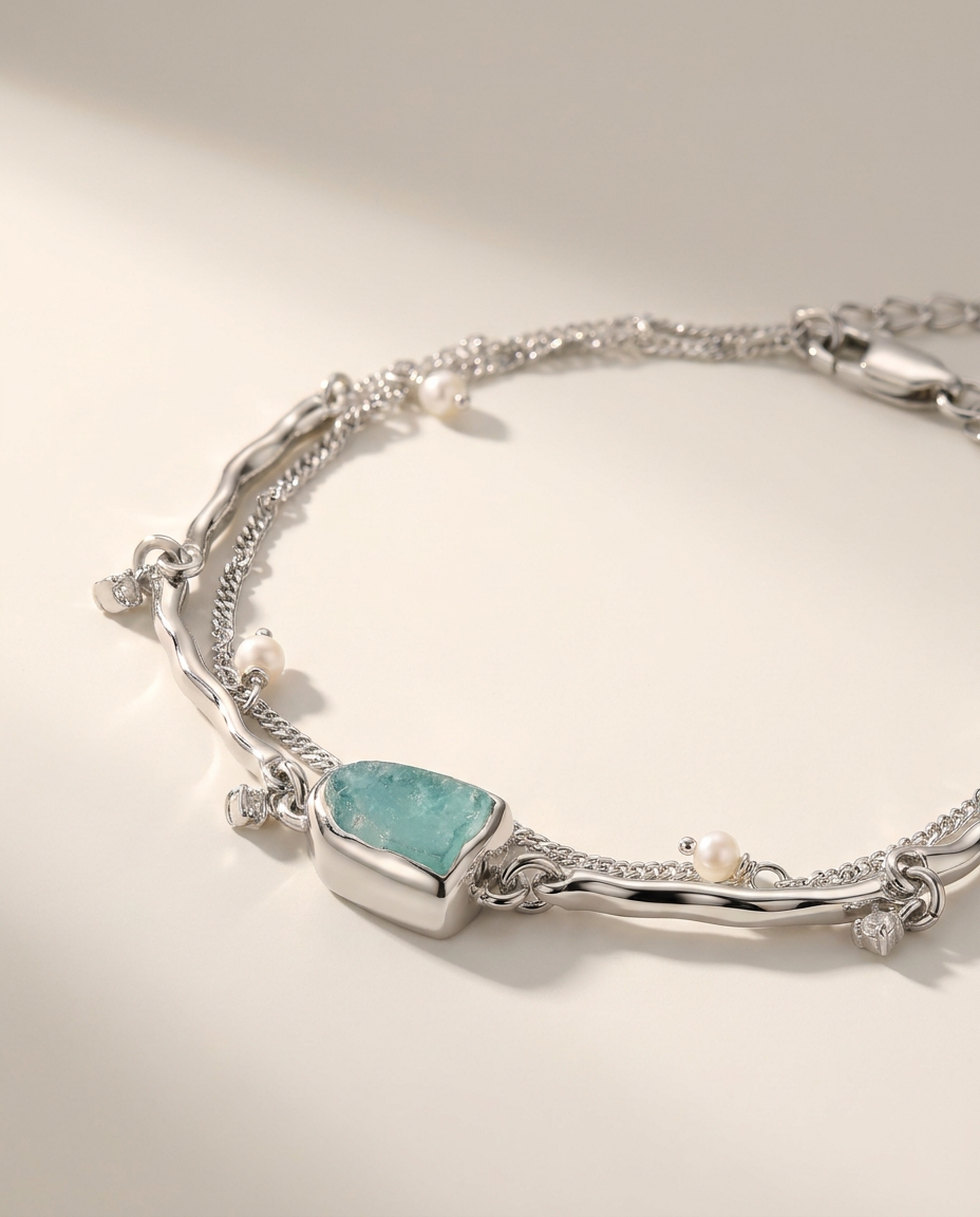 Héritage Bracelet · Amazonite · 925 Sterling Silver