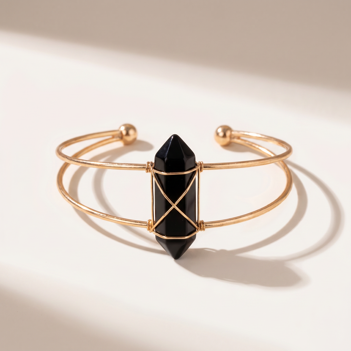 Zelie Bracelet - Obsidian